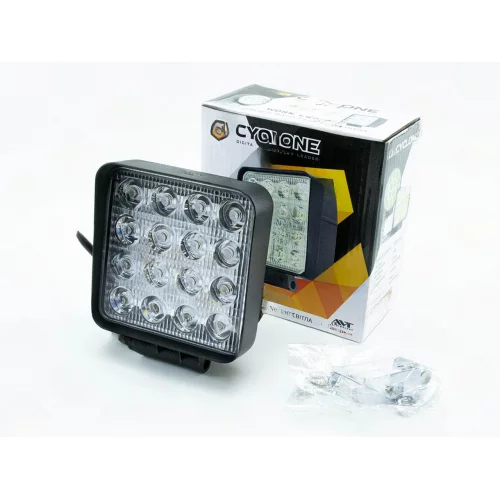 фара додаткова LED 117х117х47 (Д/В/Ш) 48W ближній