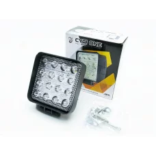 фара додаткова LED 117х117х47 (Д/В/Ш) 48W дальній