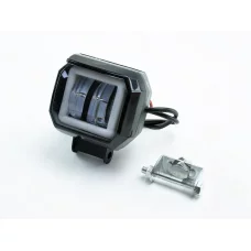 фара додаткова LED  прямокут.  70х60х55 (Д/В/Ш) 20W CREE дальнє світло+ДХВ