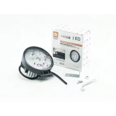 фара додаткова LED  кругла 110x128 (Дм/Ш) 27W широкий промінь