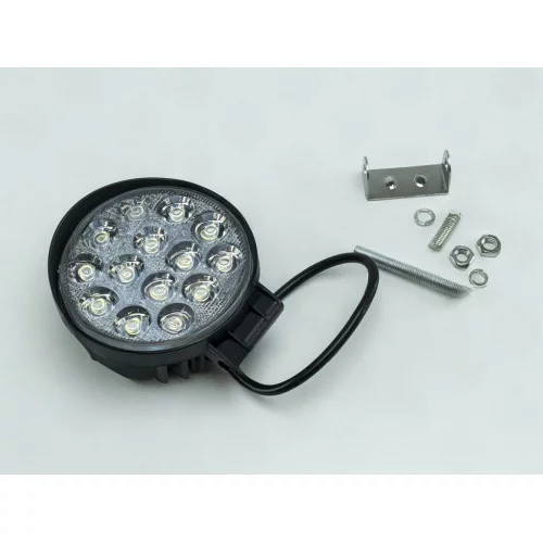 фара додаткова LED  кругла 110х55 (Дм/Ш)/42W дальнє світло 3535