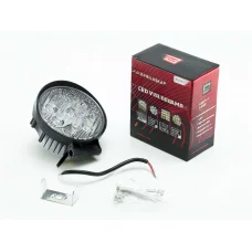 фара додаткова LED  кругла 110х45 (Дм/Ш)/27W ближнє світло