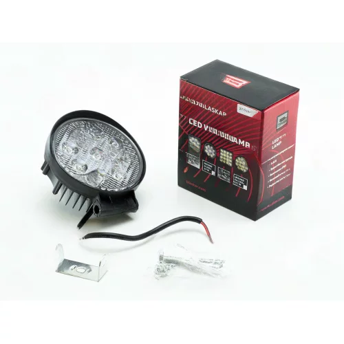 фара додаткова LED  кругла 110х45 (Дм/Ш)/27W ближнє світло