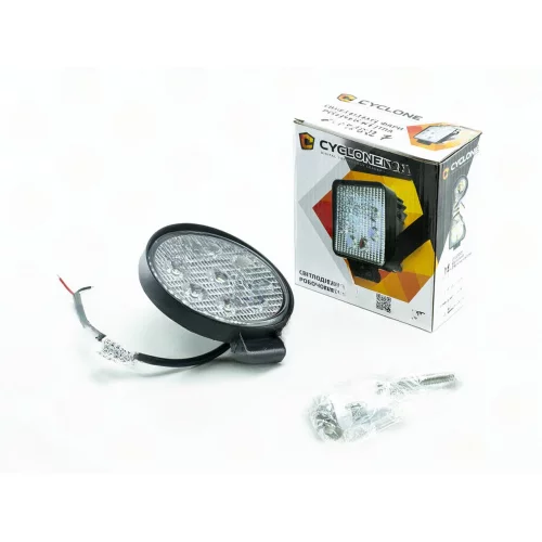 фара дополнительная LED  круглая 115х25 (Дм/Ш) 27W 6000K EP9 FL ближний