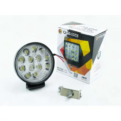 фара додаткова LED  кругла 114х65 (Дм/Ш)  48W EP16 SP 6000K дальнє світло