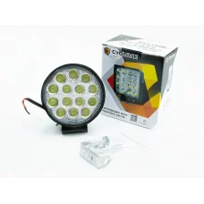 фара додаткова LED  кругла 114х60 (Дм/Ш) 42W EP16 FL 6000K ближнє світло