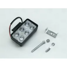 фара додаткова LED  прямокут. 110х60х50 (Д/В/Ш) 18W дальнє світло