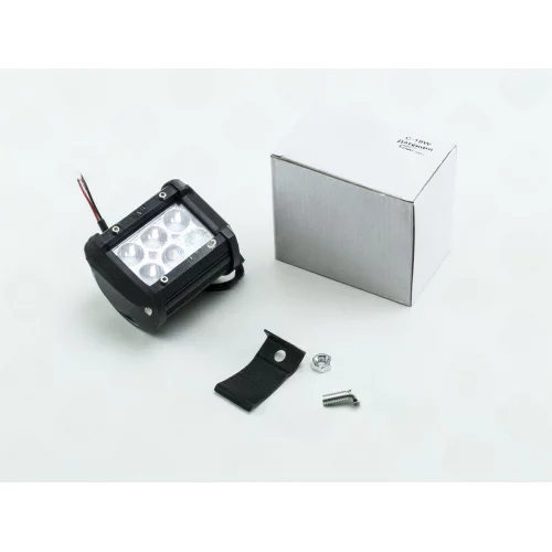 фара дополнительная LED  прямоуг.  95х75х65 (Д/В/Ш) 18W дальний CREE