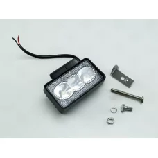 фара додаткова LED  прямокут. 110х60х50 (Д/В/Ш) 9W дальнє світло