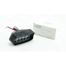 фара додаткова LED  прямокут. 120х45х55 (Д/В/Ш) 18W біле+жовте L22