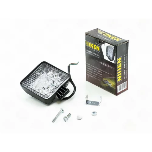фара додаткова LED 105х105х40 (Д/В/Ш) 27W ближнє світло NIKEN 9 LED