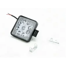 фара дополнительная LED 110х110х25 (Д/В/Ш) 27W ближний FLOOD