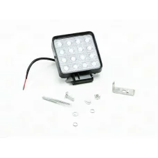 фара дополнительная LED 105х105х35 (Д/В/Ш) 48W ближний FLOOD