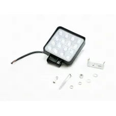 фара дополнительная LED 105х105х35 (Д/В/Ш) 48W дальний SPOT