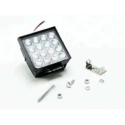 фара дополнительная LED 110х110х72 (Д/В/Ш) 48W дальний