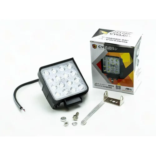 фара додаткова LED 106х106х60 (Д/В/Ш) 48W ближнє світло