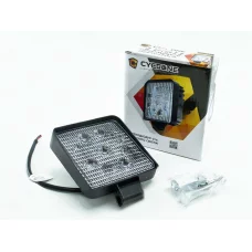 фара дополнительная LED 110х110х30 (Д/В/Ш) 27W ближний
