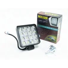 фара дополнительная LED 105х105х40 (Д/В/Ш) 27W ближний NIKEN 16 LED