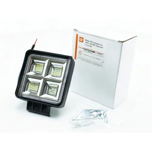 фара дополнительная LED 108x108х40 (Д/В/Ш) 64W узкий луч