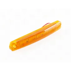 ліхтар маркерн. овальний помаран. 100х15мм 9 LED (12/24v)