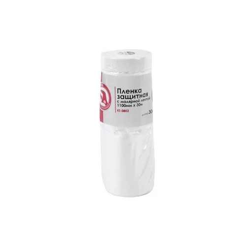 плівка малярна з малярною стрічкою 1,1м х 30м Intertool