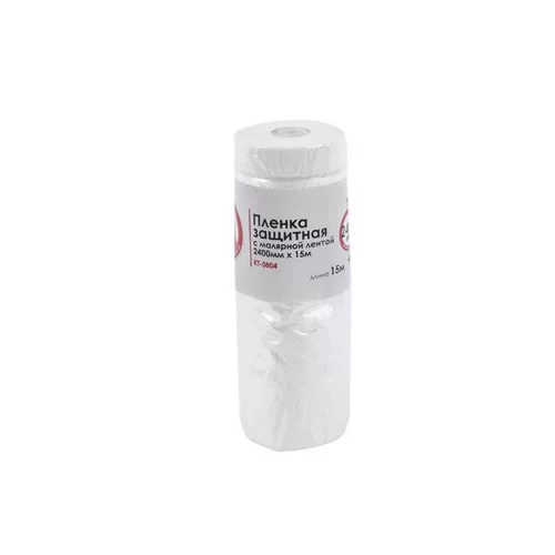 плівка малярна з малярною стрічкою 2,4м х 15м Intertool