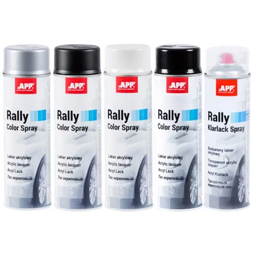 фарба аерозоль APP Rally Color Spray біла (600мл)