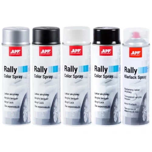 краска аэрозоль APP Rally Color Spray лак прозрачный (600мл)