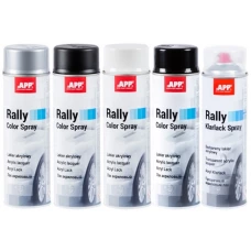 фарба аерозоль APP Rally Color Spray срібна (600мл)