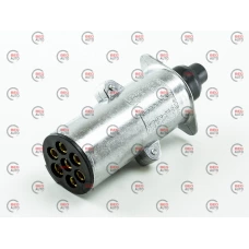 фишка прицепа грузовая метал 12-24В (папа) ISO 1185 socket  N type