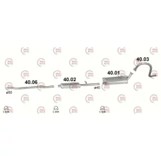 труба проміжна 31029-3110 (Polmo)