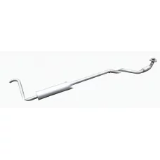 резонатор Lanos з гофрою дв.Opel (Алюмін.BOSAL)