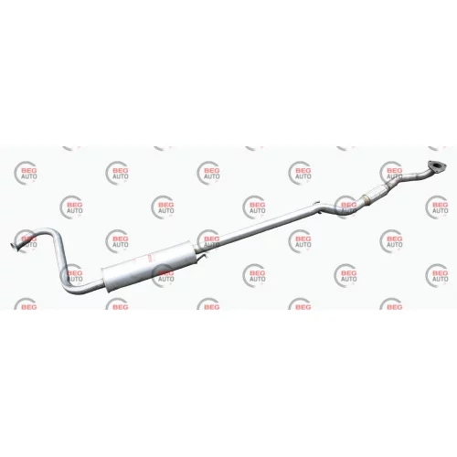 резонатор Lanos з гофрою дв.Geely (Алюмін.BOSAL)