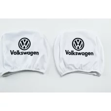 чохли на підголівники білі (2 шт)  VW