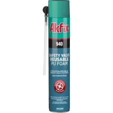 піна монтажна Akfix 940 850мл (багаторазовий клапан)