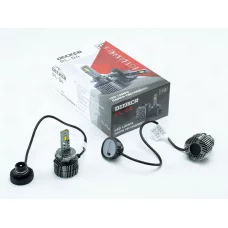 лампа LED D4S 12V  50W PL-04 6000K 10000L CAN BUS радиатор с вентилят.