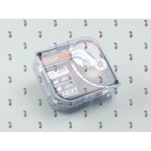 лампа H3 12V 55 W  OSRAM Night Breaker Lazer +150% (2шт)******