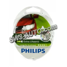 лампа H7 12V 55 W PHILIPS LongLife EcoVision (2шт)