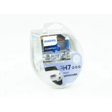 лампа H7 12V 55 W PHILIPS CristalVision 4300K (2шт)