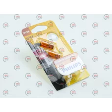 лампа БЦ 12V 5W W2.1х9.5d PHILIPS Orange (пара)