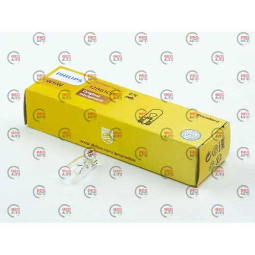 лампа БЦ 12V 5W W2.1х9.5d PHILIPS