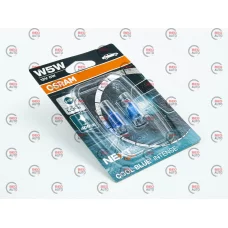 лампа БЦ 12V 5W W2.1х9.5d OSRAM Cool Blue Intense Next Gen 4000К +100% (пара)