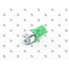 Лампа світлодіодна БЦ 12-5 лазер. GREEN 5 SMD