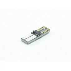 Лампа LED БЦ 12V W5W (W2,1x9,5d) T10 GREEN 24 SMD (4014) обманка+драйвер
