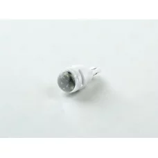 Лампа LED БЦ 12V W5W (W2,1x9,5d) T10 GREEN  3 SMD 2835 прозора лінза ceramic