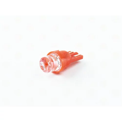 Лампа LED БЦ 12V W5W (W2,1x9,5d) T10 RED  1-диод 1шт