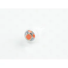 Лампа LED БЦ 24V W5W (W2,1x9,5d) T10 RED 3 SMD 2835 прозрачная линза ceramic
