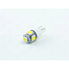 Лампа LED БЦ 24V W5W (W2,1x9,5d) T10 WHITE 5 SMD 5050