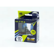 лампа Н 8 12V 35W  Маяк Super White+30% 4000К (2шт)