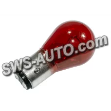 лампа A 12V PR21/5W BAY15d PHILIPS RED зміщений цоколь
